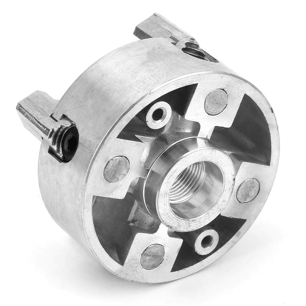 Z011A Vierbackenfutter, Zinklegierungs Drehfutter CNC Fräsbohrwerkzeug für Mini-Metalldrehmaschine