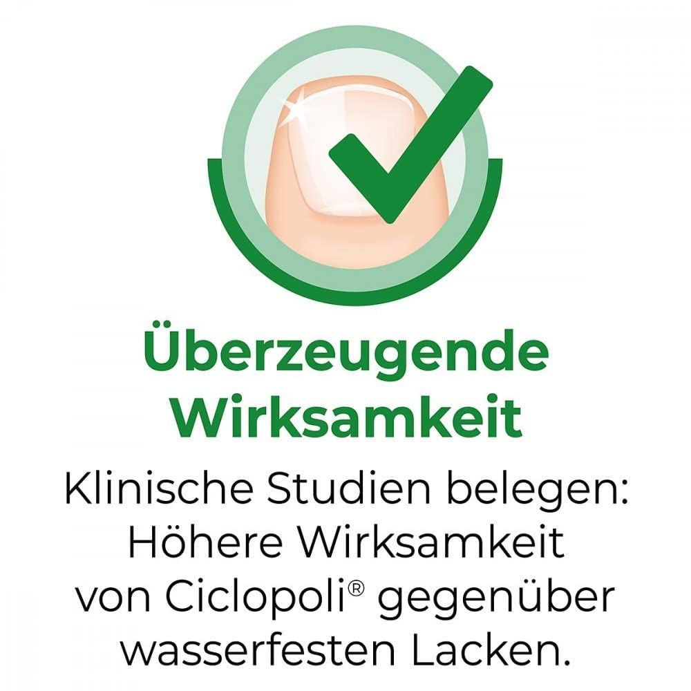 Ciclopoli gegen Nagelpilz, bei Pilzerkrankungen der Nägel, Anti-Pilz-Nagellack mit bewährtem Wirksto