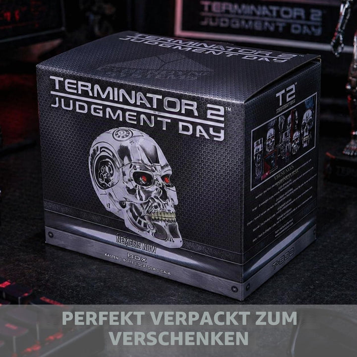 Terminator Nemesis Now, T Box, 18 cm, Silber, Kunstharz, Einheitsgrösse