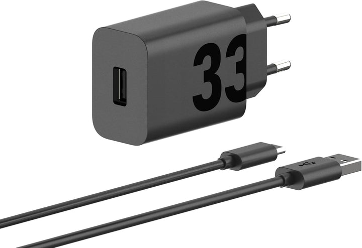 Motorola Turbopower 33 – Ladegerät Rot Elektro mit Kabel USB-C – USB-C 33 W – Schnellladung 33W, 33W