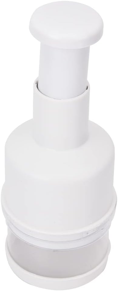 BuyWeek Zwiebel Zerkleinerer, Manuell Knoblauchpresse Multifunktionaler Gemüse Knoblauch Zwiebelschn