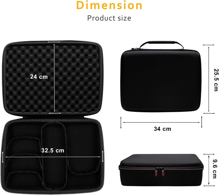 XANAD Tasche Ersatzakku Batteriekoffer für DeWalt Werkzeugakkus und Ladegerät Halter 12V M18 18V 2.0