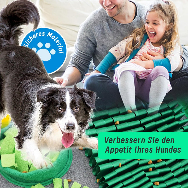 Schnüffelteppich Hund Haustier schnüffelmatte Interaktives Hundespielzeug Bestes Material Extrem hal