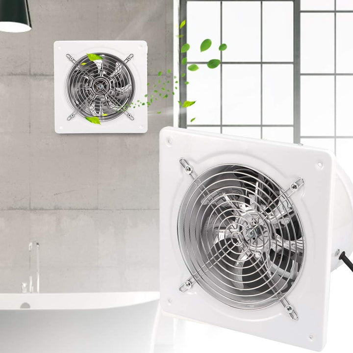 Ventilator Absaugventilator,20 V 180 mm Badlüfter Leiser mit Rücklaufklappe Leistungsstarke Wandvent