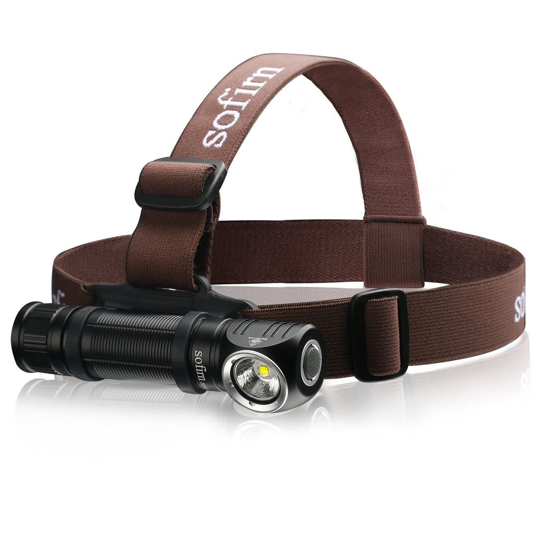 Sofirn HS40 Led Kopflampe mit 2000 Lumen, Typ C Charge Led Stirnlampe Taschenlampe mit 8 Helligkeits