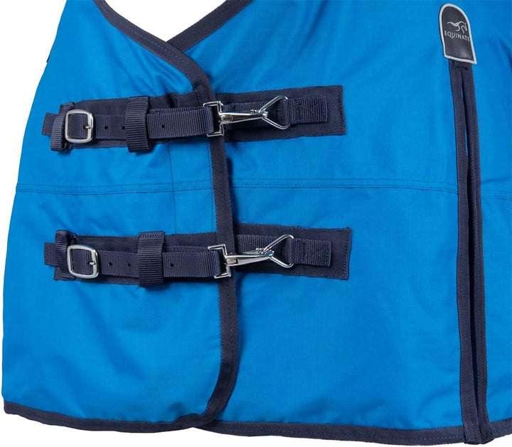 Equinate Regendecke Springfield Weidedecke mit Fleece 135cm Cobalt Cobalt 135cm, Cobalt 135cm