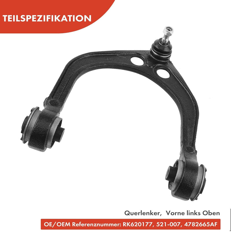 Frankberg Querlenker Vorne Links Oben Kompatibel mit 300 C LE LX 2.7L-6.1L 2004-2012 300 C Touring L