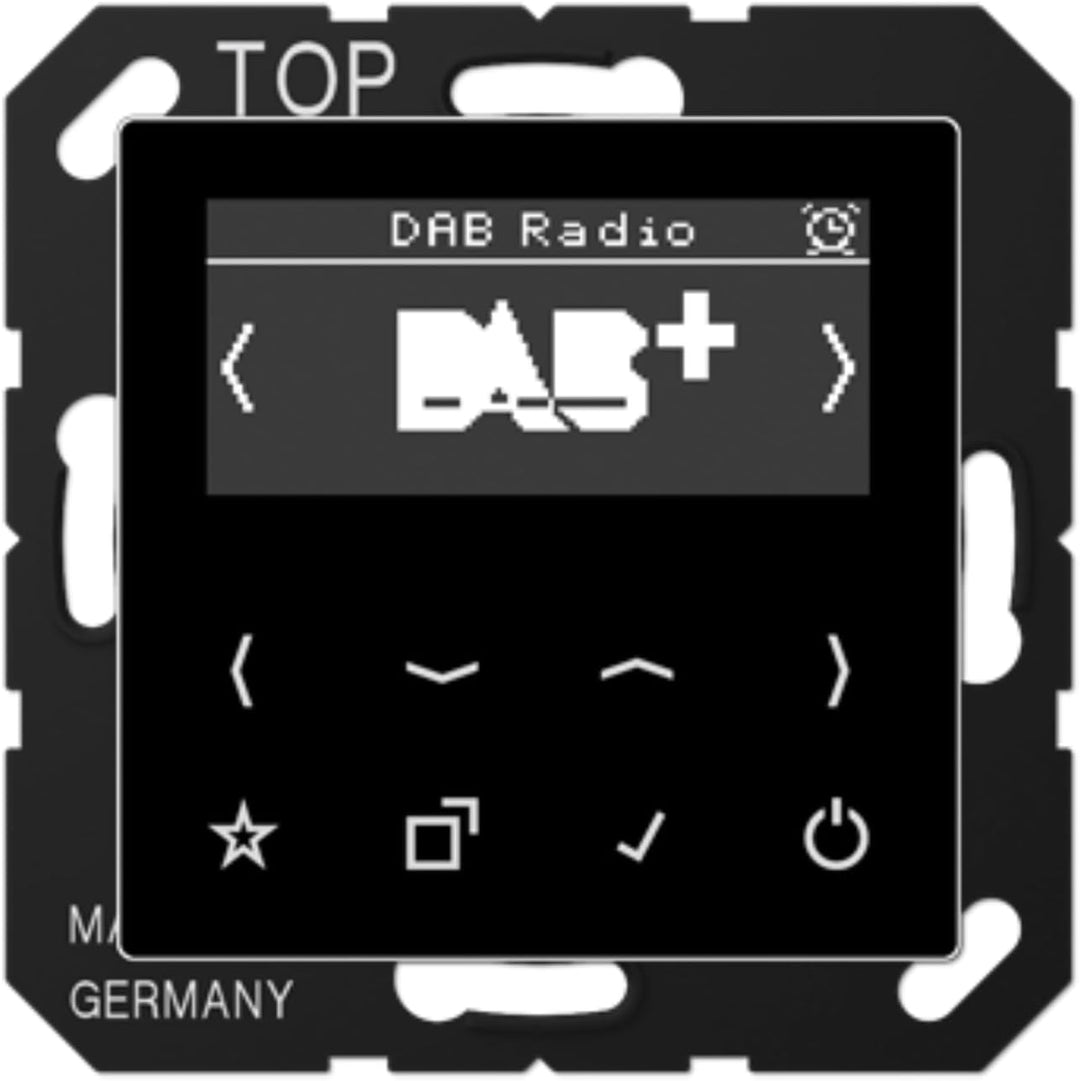 Smart Radio Dab+ schwarz Serie As/A Schwarz (Black), Schwarz (Black)