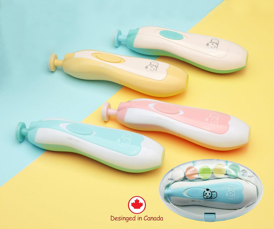 Royal Angels Baby-Nagelfeile 21 in 1, mit zusätzlichen 13 Ersatzwerkzeugen, Baby-Nagel, Baby-Nagelsc