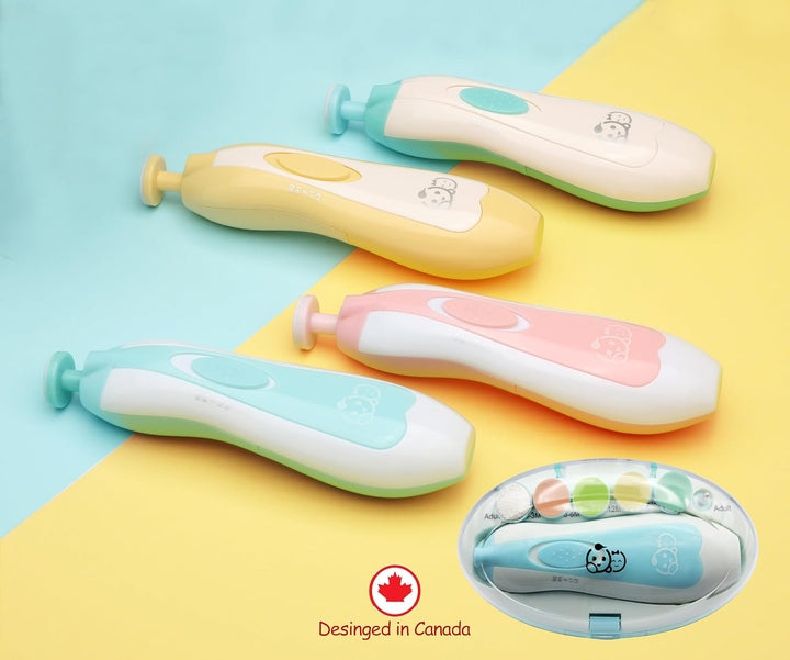 Royal Angels Baby-Nagelfeile 21 in 1, mit zusätzlichen 13 Ersatzwerkzeugen, Baby-Nagel, Baby-Nagelsc