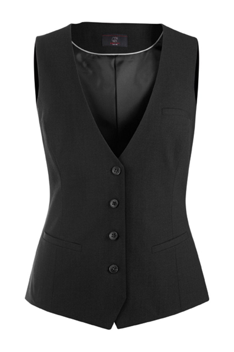 Greiff Grösse 38 Corporate Wear Premium Damen Weste Regular Fit Schwarz Modell 1703