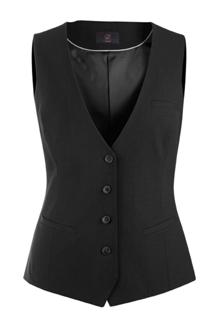 Greiff Grösse 38 Corporate Wear Premium Damen Weste Regular Fit Schwarz Modell 1703