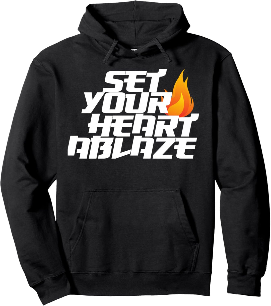 Set Your Heart Ablaze Classic Unverzichtbar Pullover Hoodie