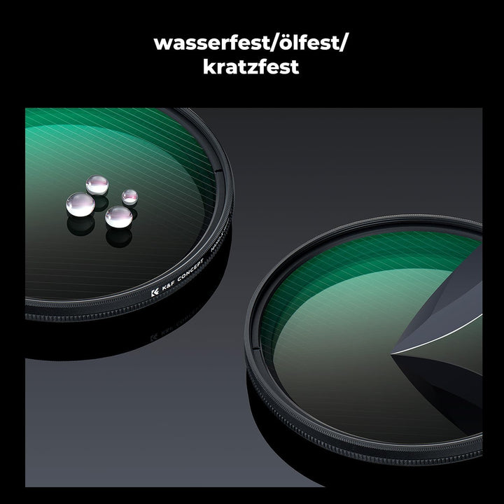 K&amp;F CONCEPT 55mm Variabler Kurzstrahl-Sternfilter 4&amp;8 Punkte Dezenter Glanz | HD Optisches Glas mit
