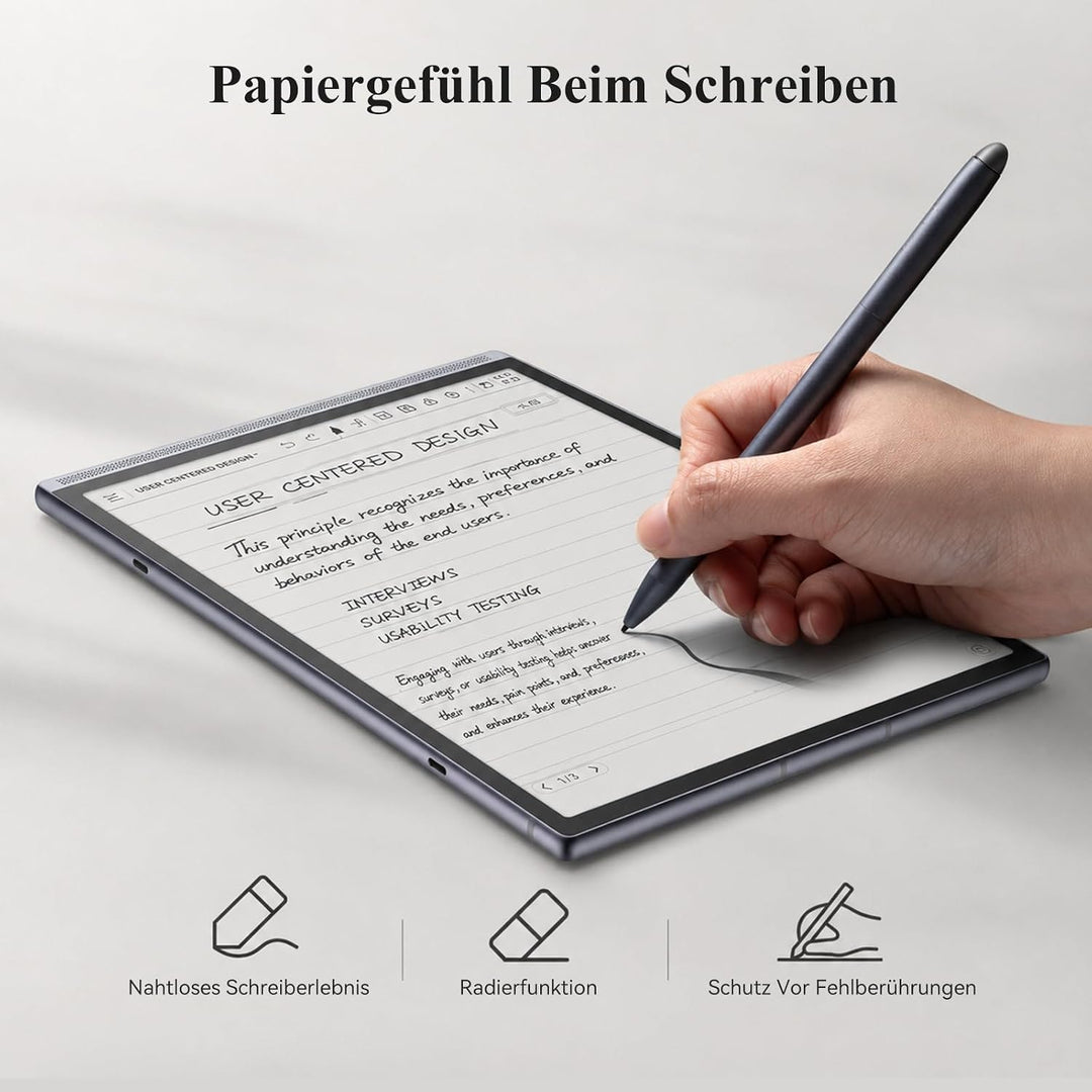 iFLYTEK AINOTE Air 2 Digitales Notizbuch, 8,2 Zoll E-Ink, Schwarze Hülle | KI-Notizgerät: Meeting-Pr