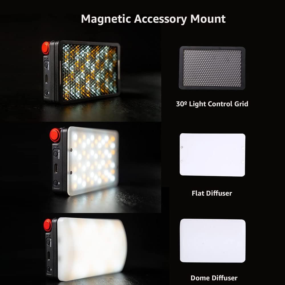 Aputure MC Pro RGBWW Mini LED Videoleuchte Mini tragbares On-Camera Filmlicht mit 2000K-10000K CCT-B