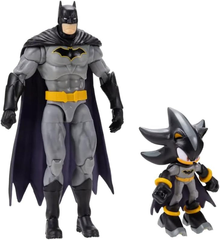 Sonic The Hedgehog DC x Sonic Shadow als Batman und Batman Actionfiguren-Multipack, Jakks Pacific, e