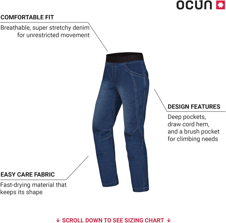 Ocun Mania Pants Men XL Dark Blue, XL Dark Blue