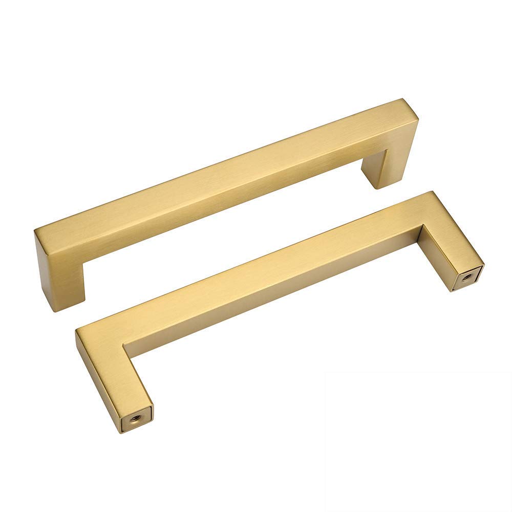 Goldenwarm Griffe Messing-Schrank mit Schubladen aus lsj12gd mit Quadrat-für Möbel, Schrank Hole Cen