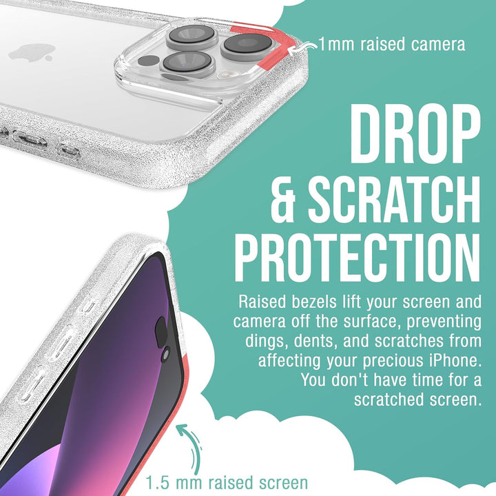 smartish iPhone 15 Pro Max Slim Case – Gripmunk – [leicht + schützend] dünne Griff-Hülle mit Fallsch