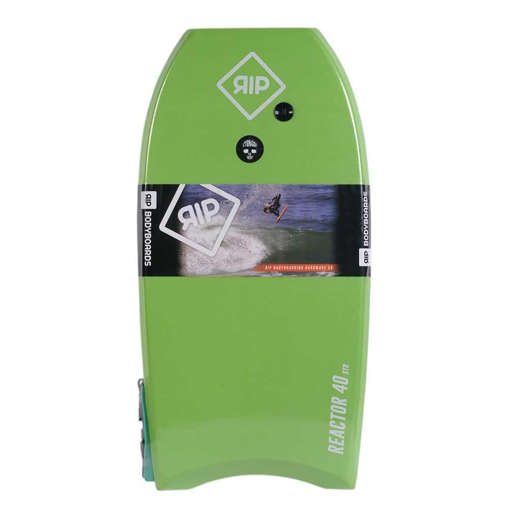 RIP Bodyboard – RIP Reactor EPS 40 + Flat Leash – 6 Farbkombinationen, CXLPE 4 mm Deck, Crescent Tai
