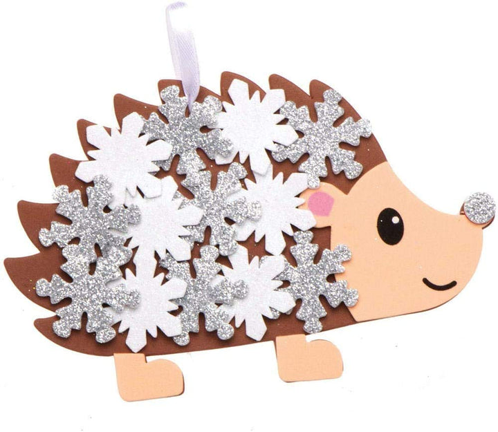 Baker Ross AX460 Schneebedeckter Igel Mix & Match Deko Bastelset Für Kinder - 5 Stück, Kreativsets U
