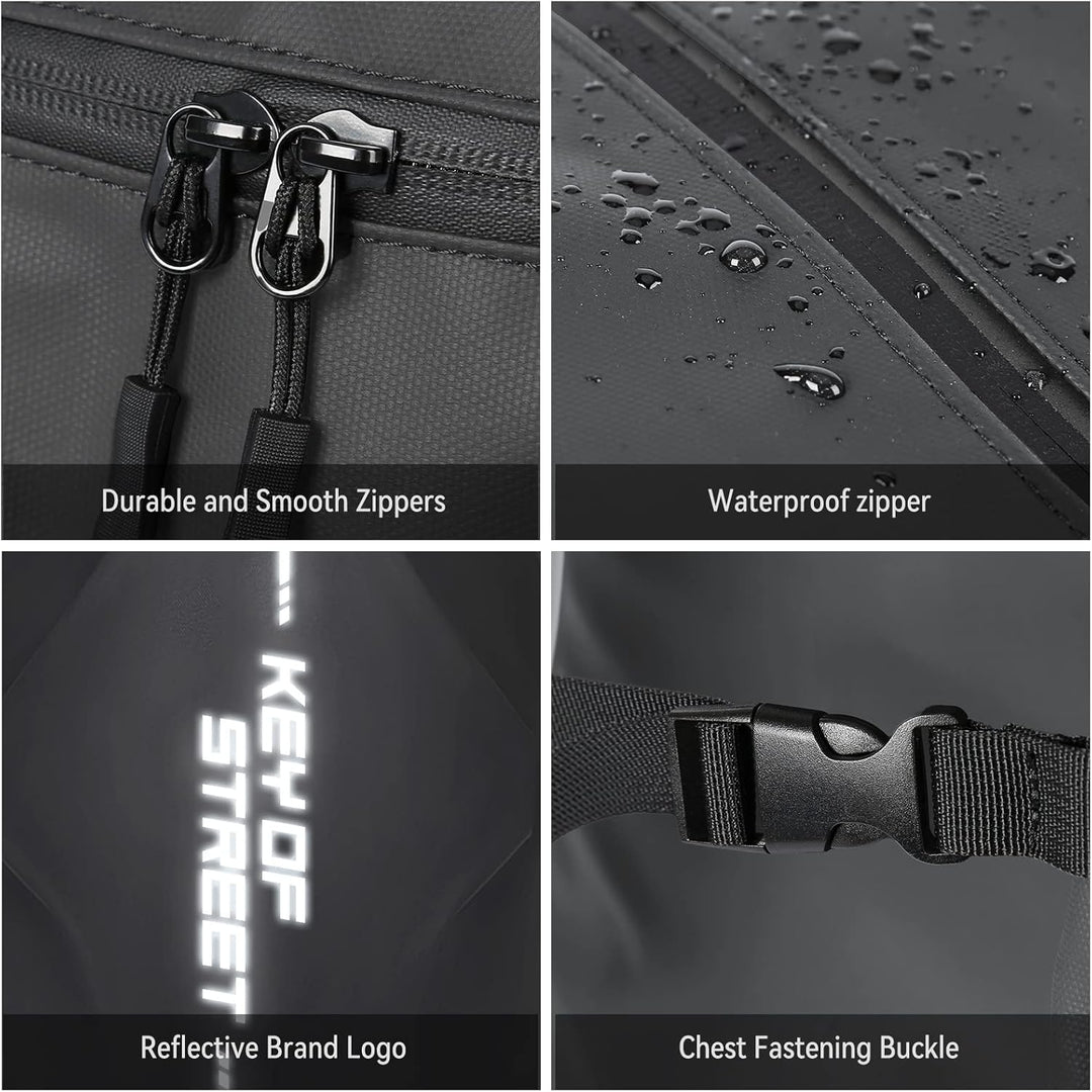 Motorradrucksäcke für Herren, wasserdichter Helmrucksack, Motorradzubehör, Laptoptaschen, Reiserucks