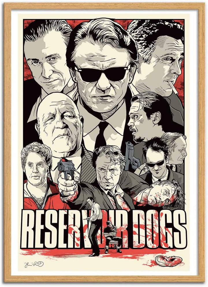 Wall Editions Art-Poster - Reservoir Dogs - Joshua Budich