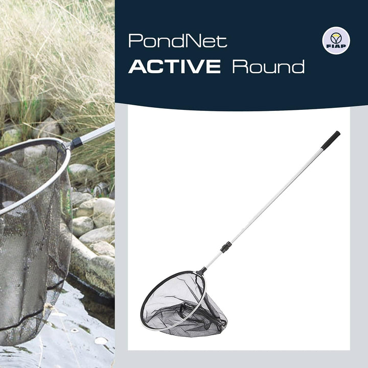 FIAP PondNet Active Round - d: 350 mm - Profi - Teichkescher - Kescher - Fischkescher - Teichzubehör