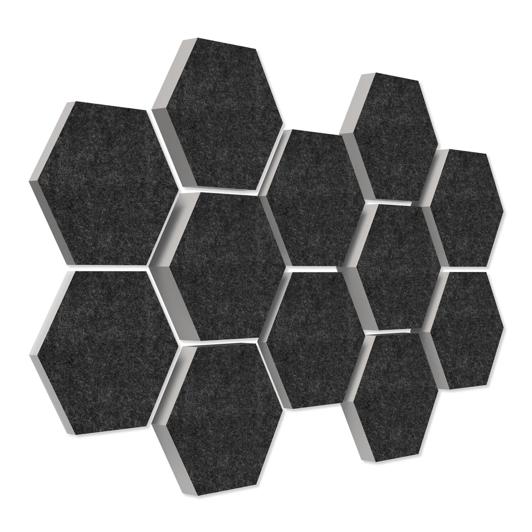 platino24 Schallabsorber COLORE aus Basotec G+ I Akustikpaneele mit Akustikfilz I 3D Wand-Paneele mi
