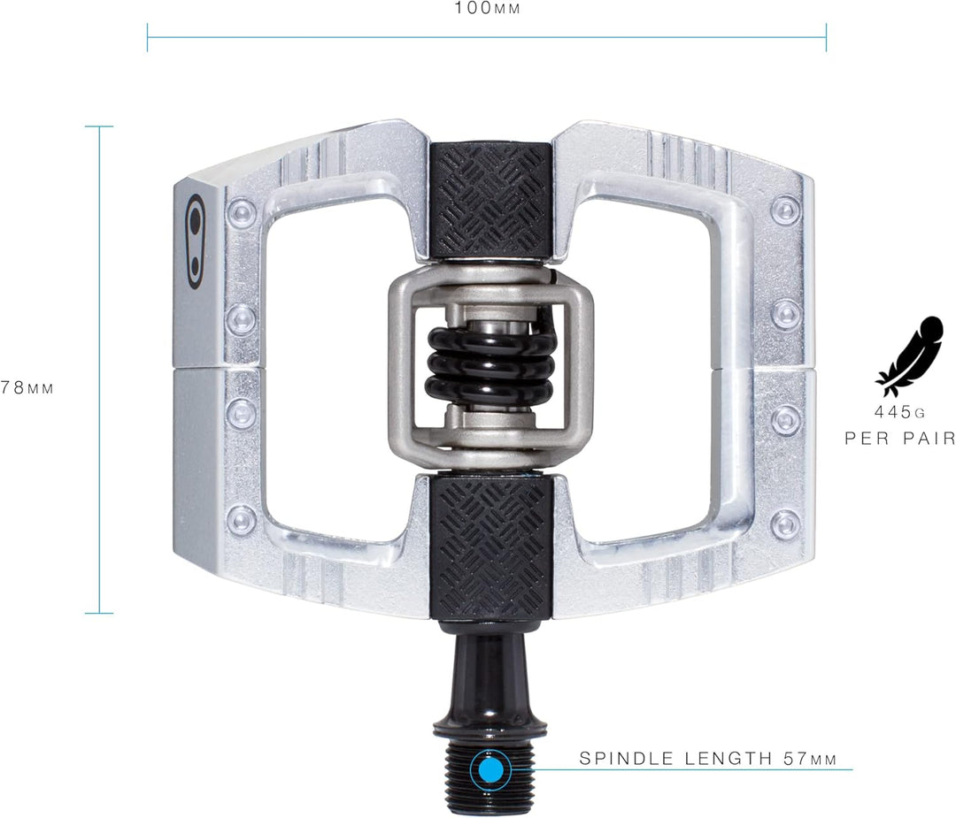 CRANKBROTHERS(クランクブラザーズ) ペダル マレットDH silberfarben, silberfarben