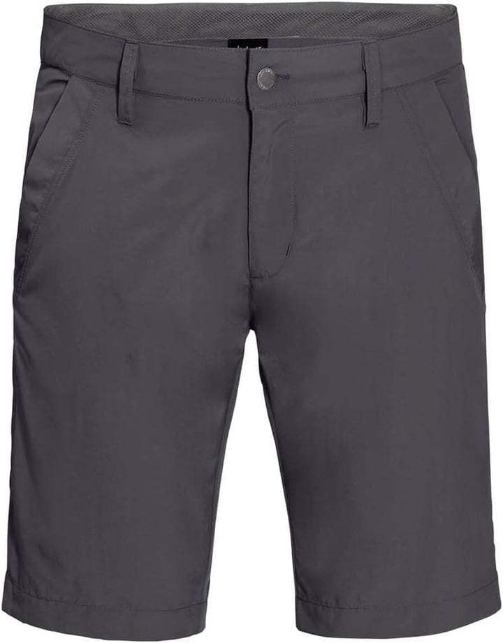 Jack Wolfskin Herren Desert Valley Shorts Men Schnelltrocknende Kurze Wanderhose XS Asphalt, XS Asph