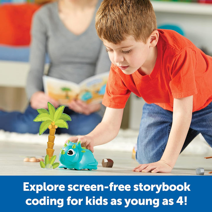 Learning Resources Coding Critters: Rumble & Bumble, Ab 4 Jahren, Programmierbare Dinos, Fördert Min