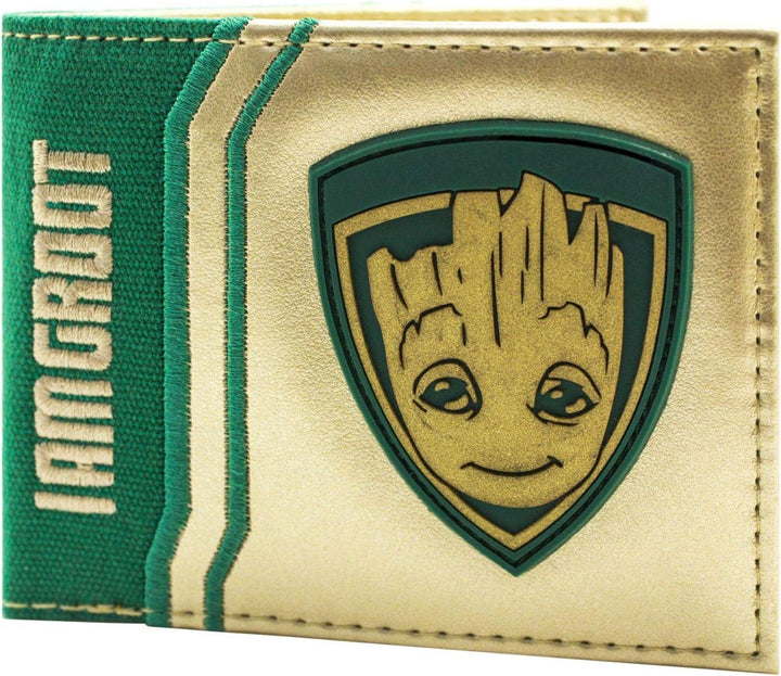 FVLFIL Guardians of The Galaxy Vol. 2 Baby Ich Bin Groot Gold Portemonnaie Geldbörse