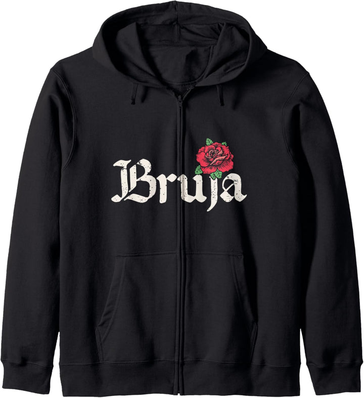 Bruja Witch Red Rose Cute Halloween Costume for Women Gift Kapuzenjacke