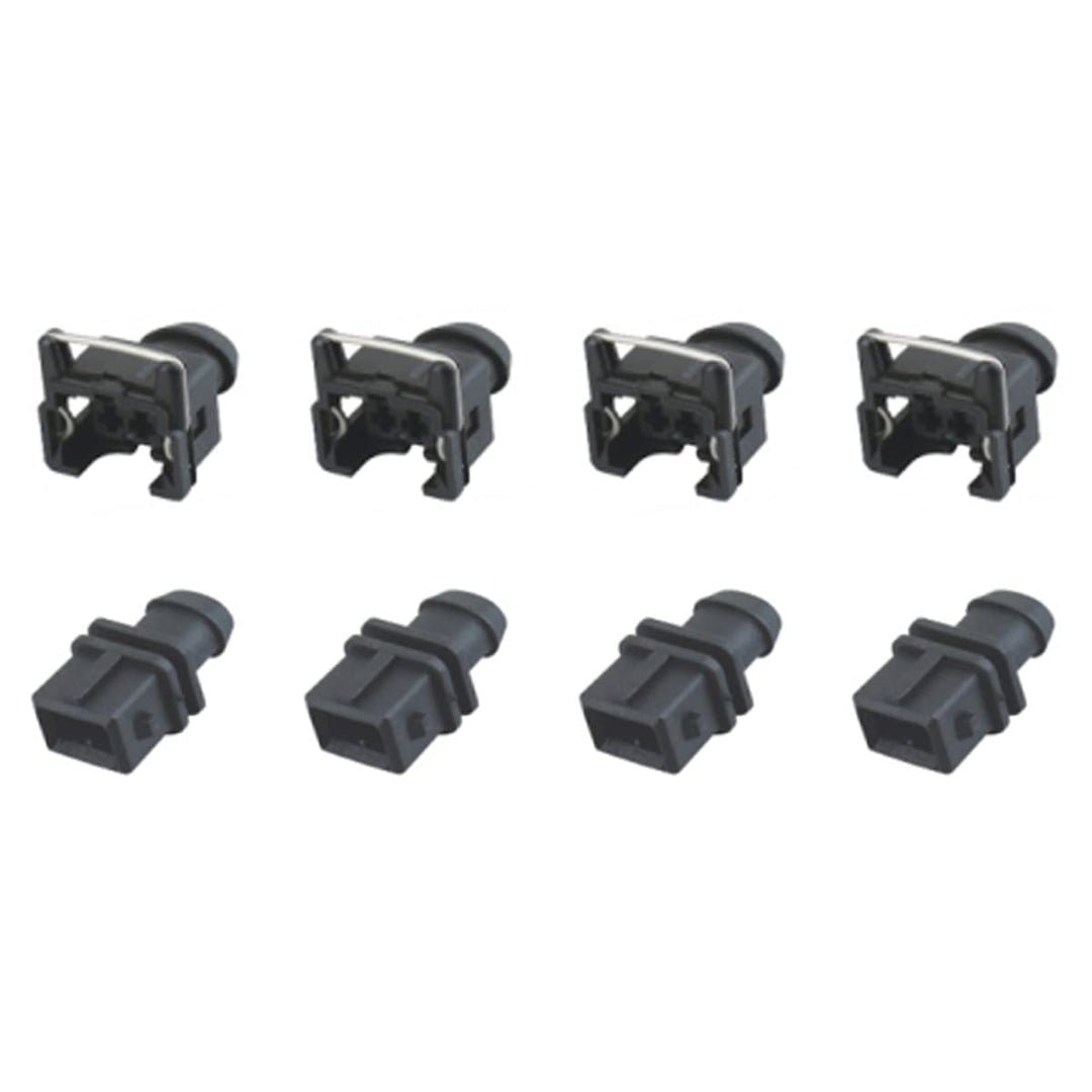 Greenspirits KFZ Ersatz Stecker – Einspritzdüse Benziner – Bosch EV1 Short (4 x Set) 1287013003, 1 2