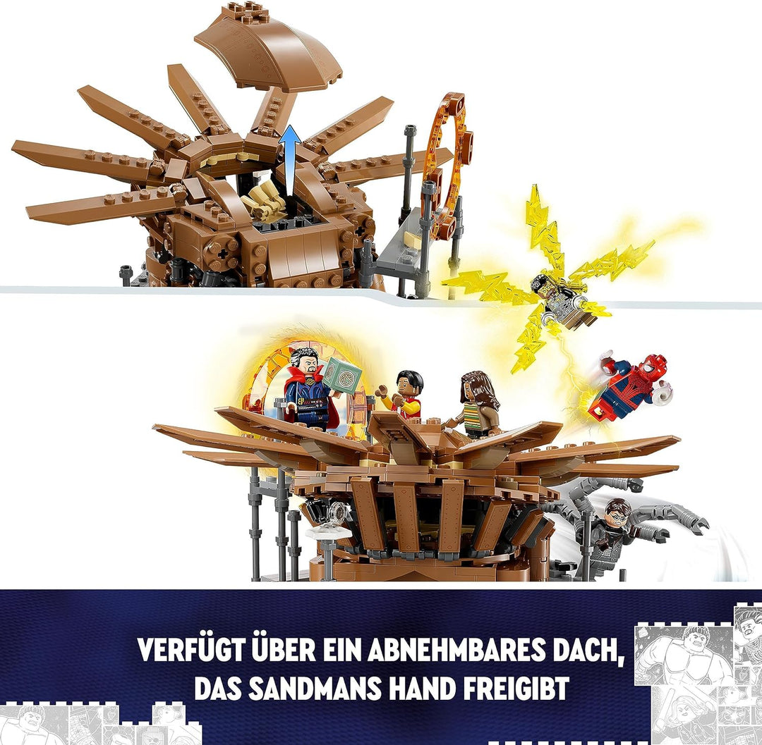 LEGO 76261 Marvel Spider-Mans grosser Showdown, Spider-Man: No Way Home-Set mit 3 Peter Parker-Minif