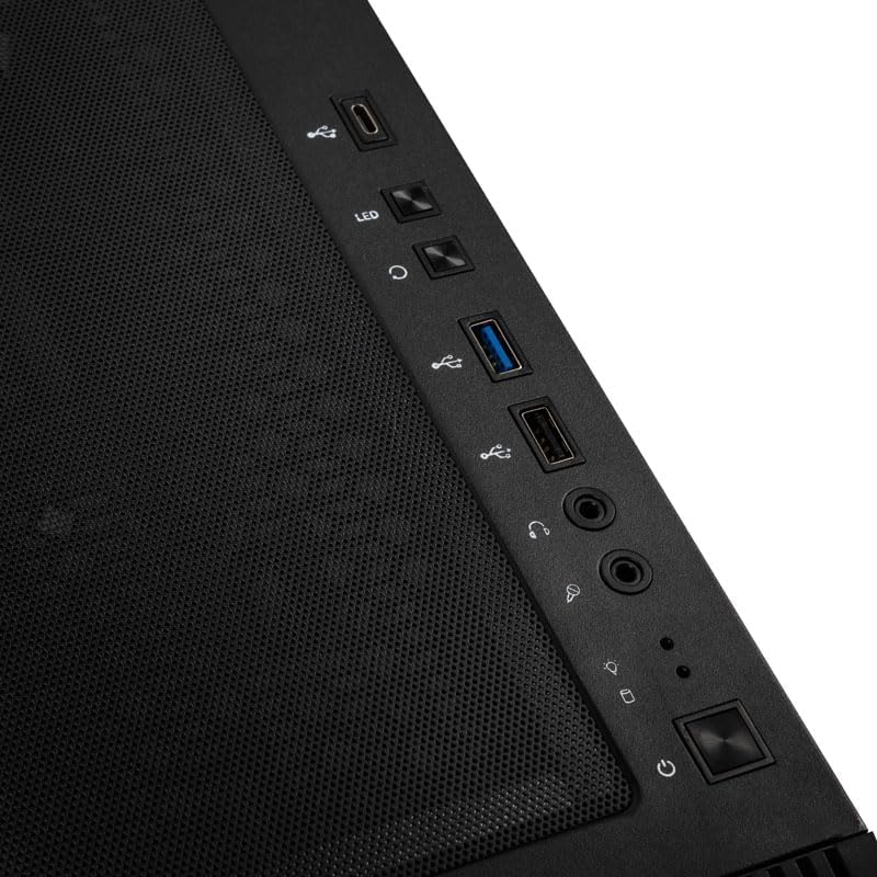 Kolink Unity Lateral ARGB PC-Gehäuse, Vier ARGB-Lüfter, Scharniertür Gehärtetes Glas, 410 mm GPU-Fre
