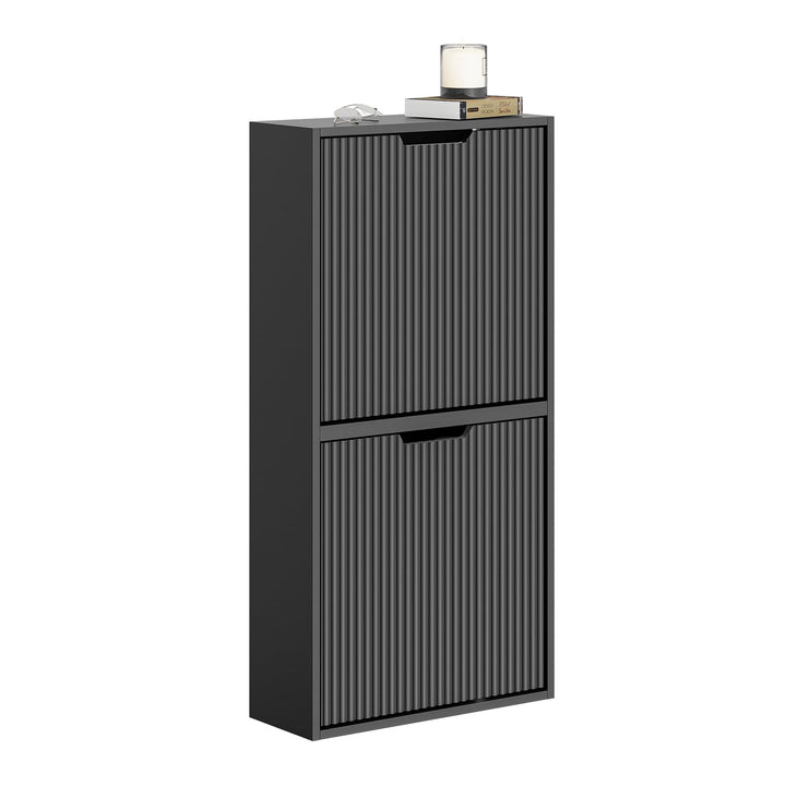 SoBuy Schuhschrank Hängend - Schuhkipper, Schuhschrank Schmal mit Horizontaler Oder Vertikaler Monta