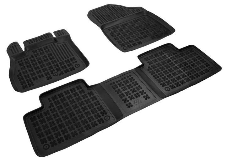 AZUGA Hohe Gummi Fussmatten mit Rand passend für Renault Scenic IV ab 11/2016-2023/Renault Grand Sce