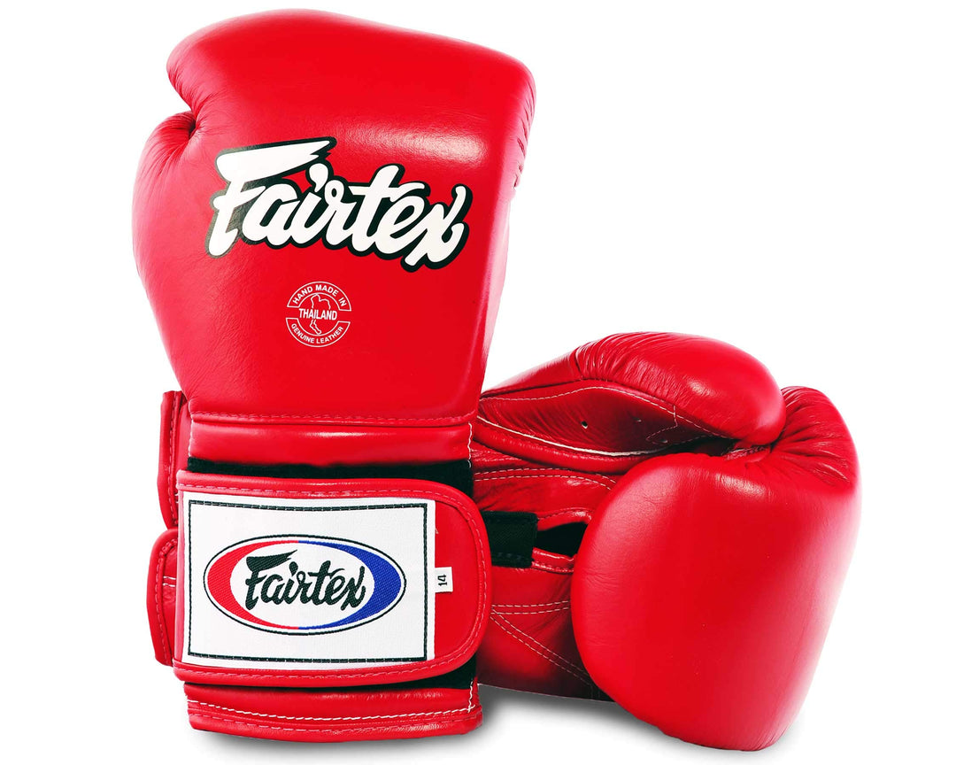 Fairtex Heavy Hitter's Boxhandschuh - Mexican Style (BGV9) rot 16 Unzen, rot 16 Unzen