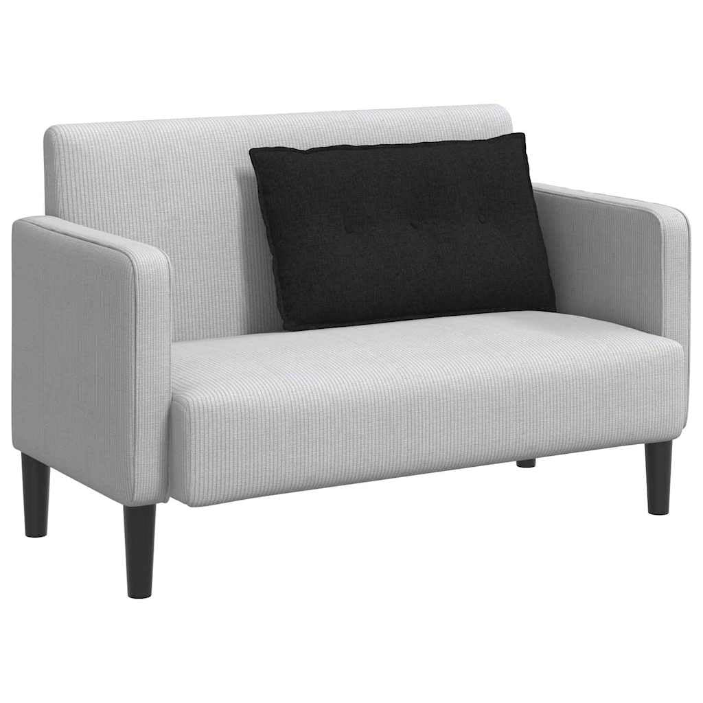 vidaXL Rückenkissen Schwarz 80 x 19 x 50 cm Stoff, Wohnzimmer, rechteckige Kissen, modernes Plüschco