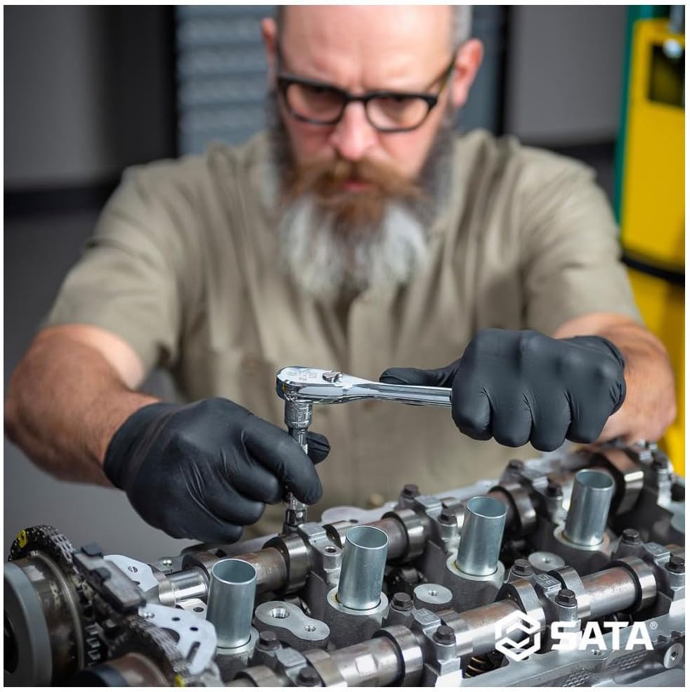 SATA Umschaltknarre 120XP, 1/4 ' ST11974 (Quick-Release-Knarre Quick-Release-Ratsche Knarre Ratsche
