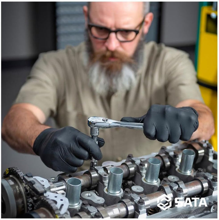 SATA Umschaltknarre 120XP, 1/4 ' ST11974 (Quick-Release-Knarre Quick-Release-Ratsche Knarre Ratsche