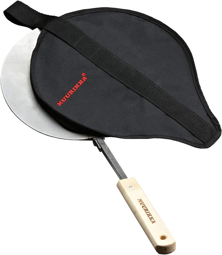 MUURIKKA Leisku Wanderpfanne mit Klappgriff, 26 cm Feuerpfanne, Kompakt für Camping und