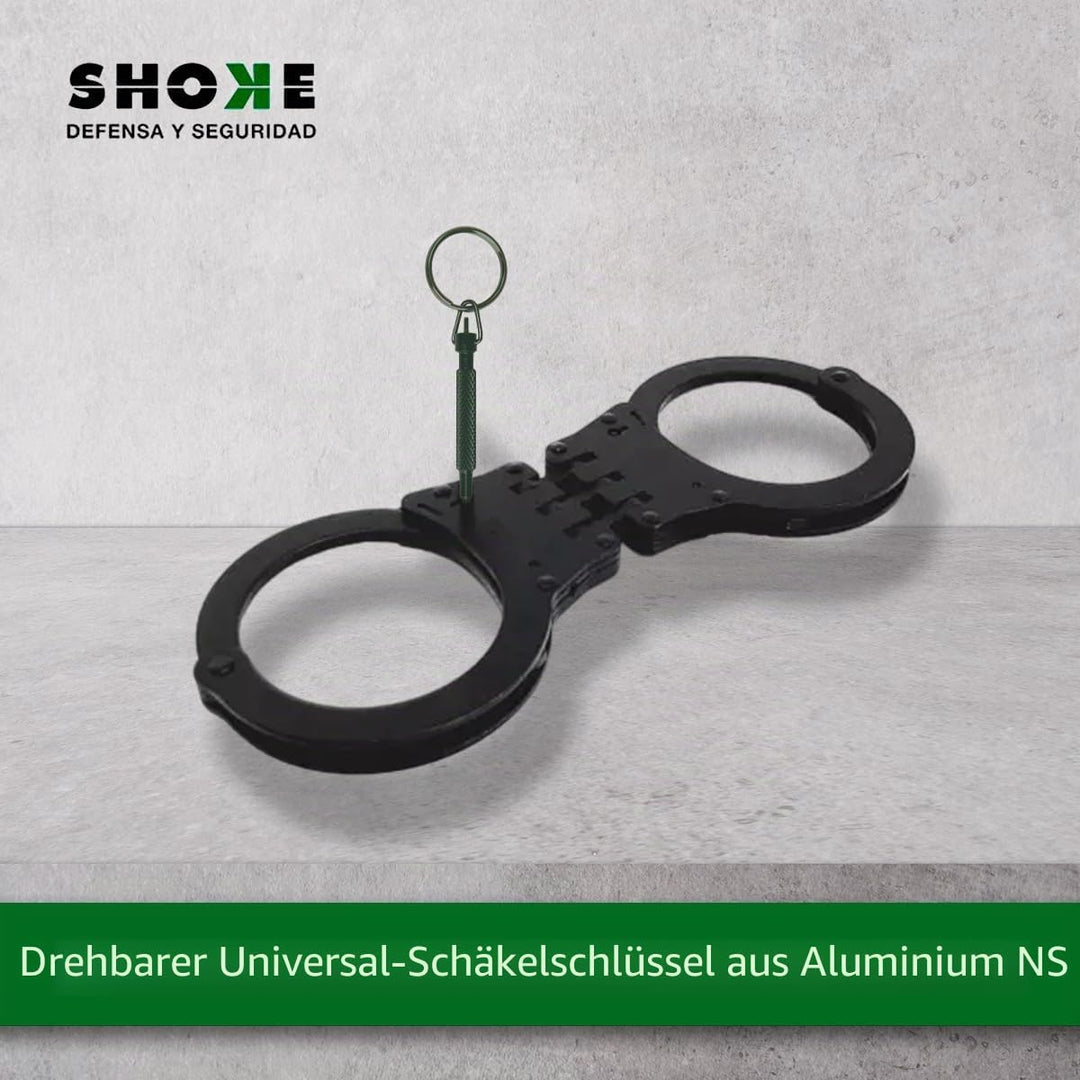 Professioneller Schäkelschlüssel für Polizei - Universalschlüssel - Schlüssel für echte Polizeihands