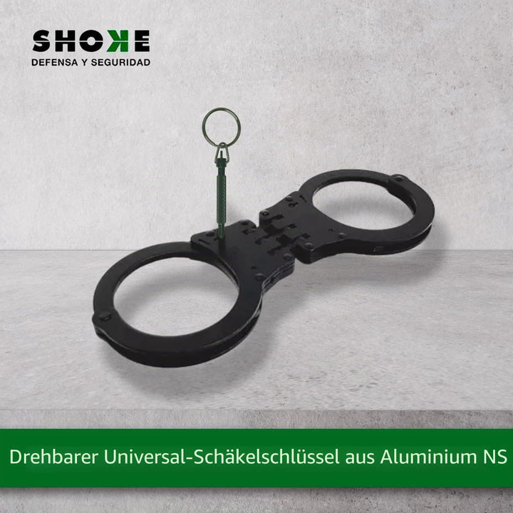 Professioneller Schäkelschlüssel für Polizei - Universalschlüssel - Schlüssel für echte Polizeihands