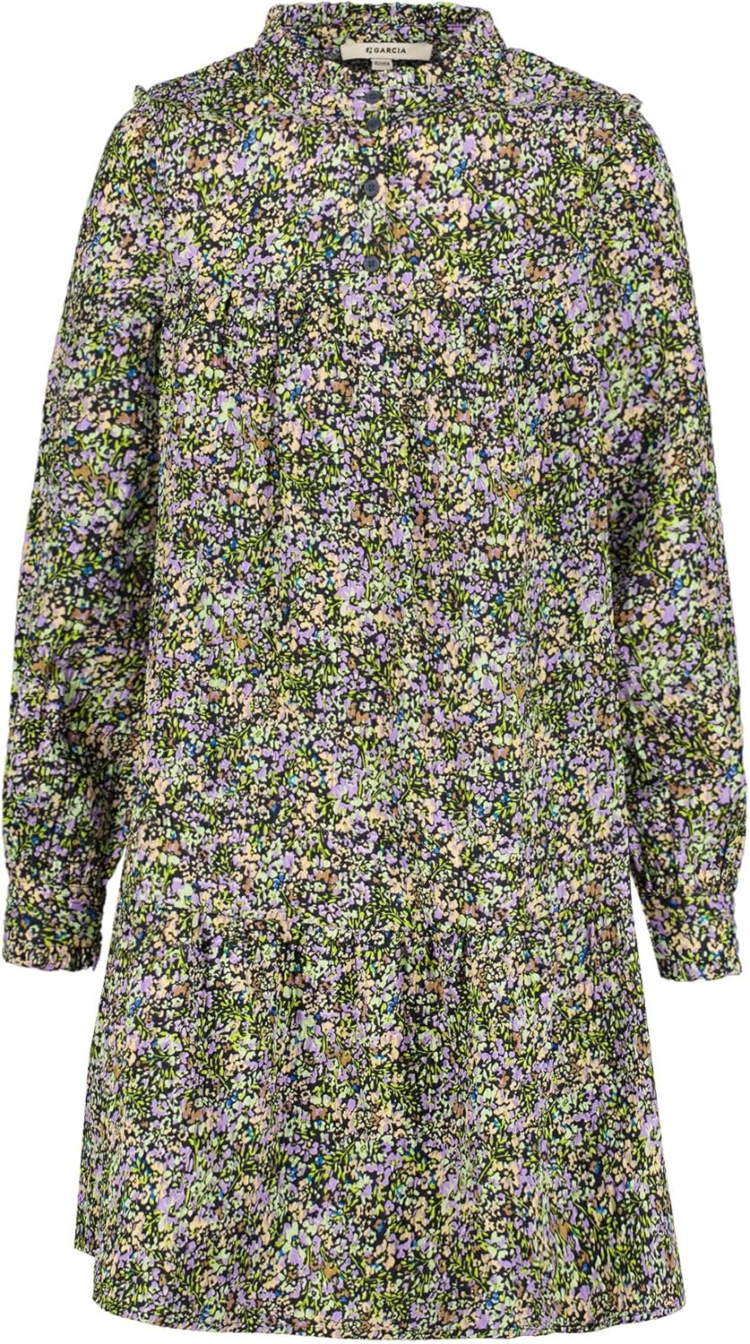 GARCIA Mädchen Kleid 146 Blue Heather (9112), 146 Blue Heather (9112)