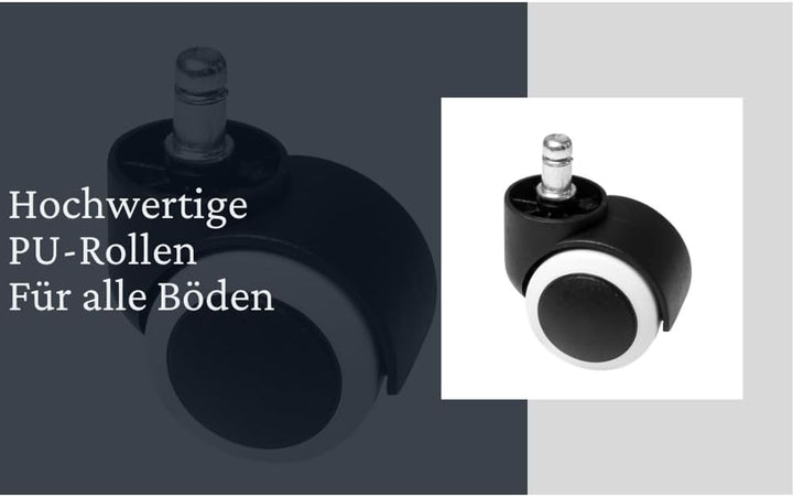 Sattelhocker extra breit, Sattelstuhl verstellbar 50-73cm, 170 kg (Weiss) | Ergonomischer Drehhocker