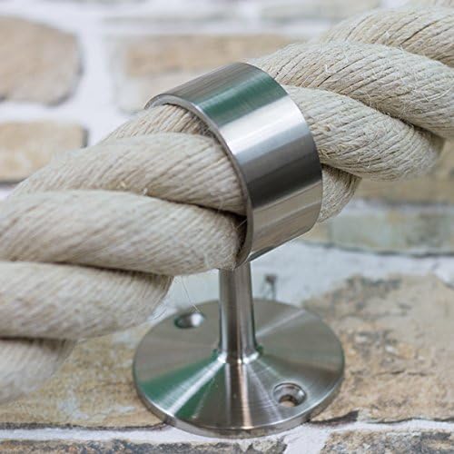 Handlaufseil/Absperrseile - Nature Touch, 40mm Durchmesser – Naturfarben - 8 Meter, 8 Meter